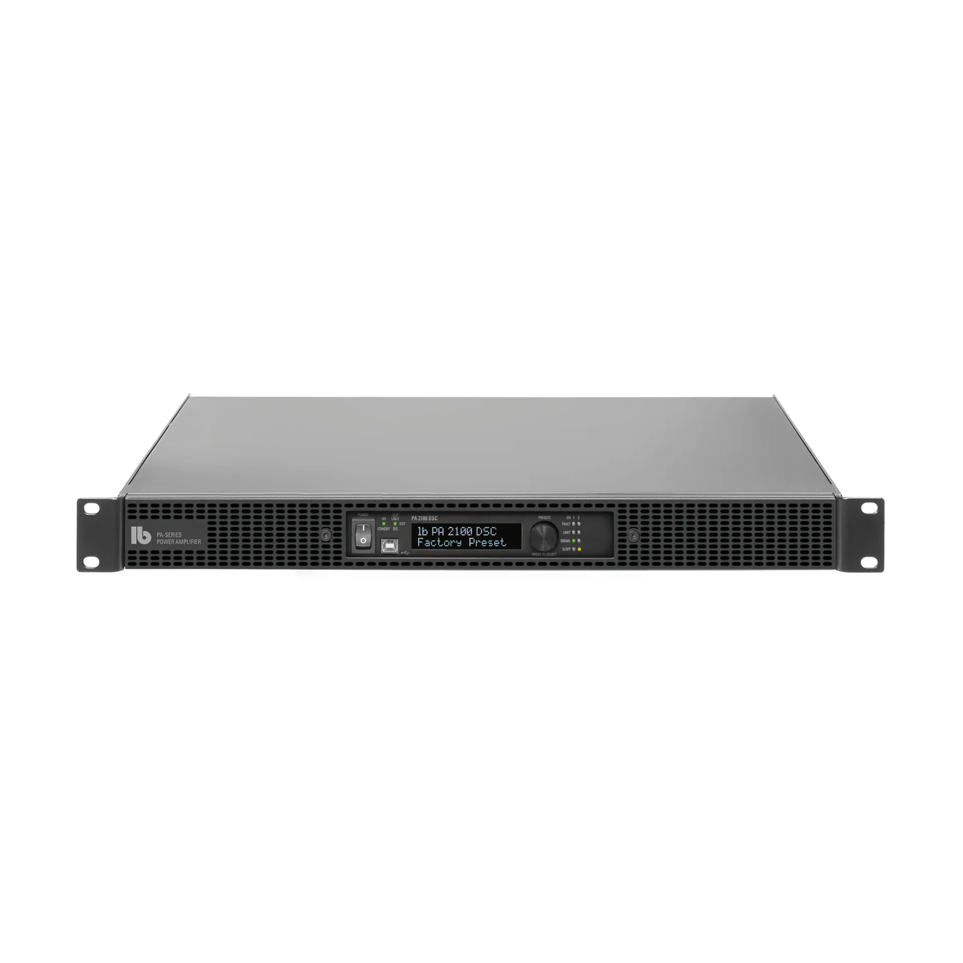 LB – PA 2100 DSC – 19-Zoll-Mehrkanal-Endstufe mit DSP