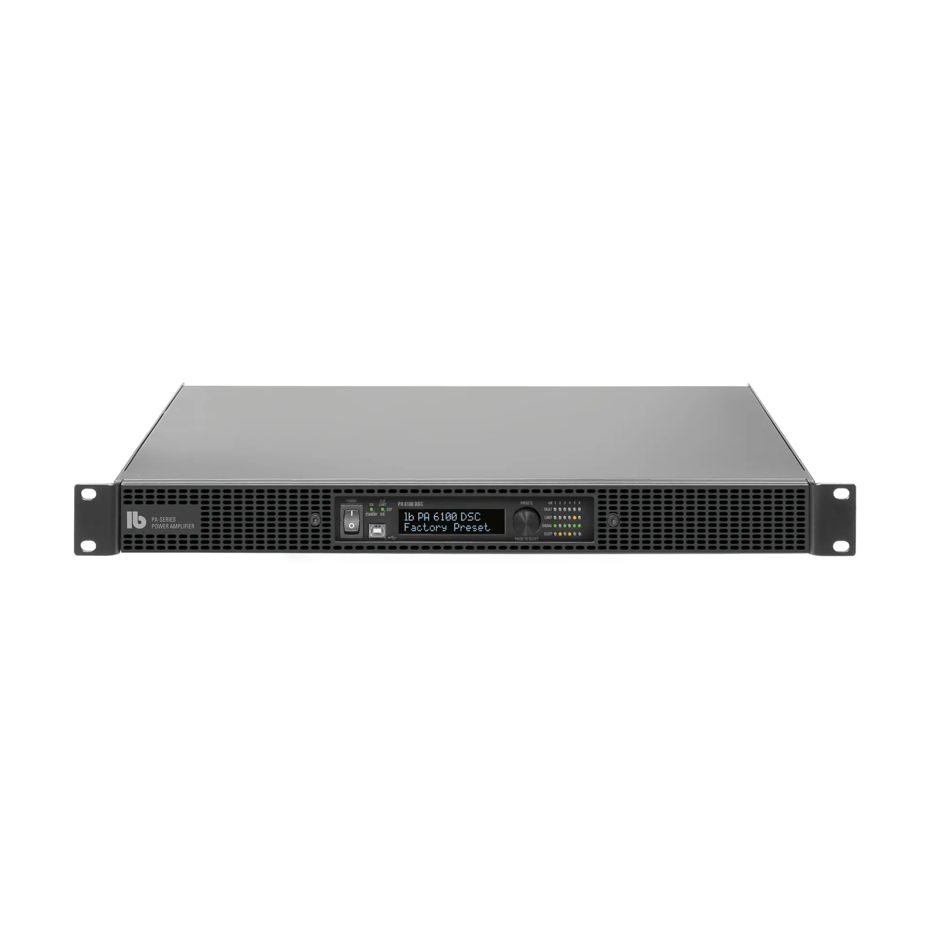 LB – PA 6100 DSC – 19-Zoll-Mehrkanal-Endstufe mit DSP