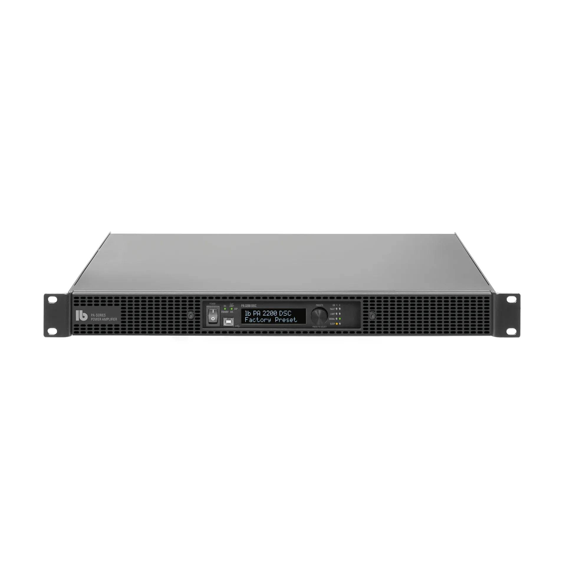 LB – PA 2200 DSC – 19-Zoll-Mehrkanal-Endstufe mit DSP