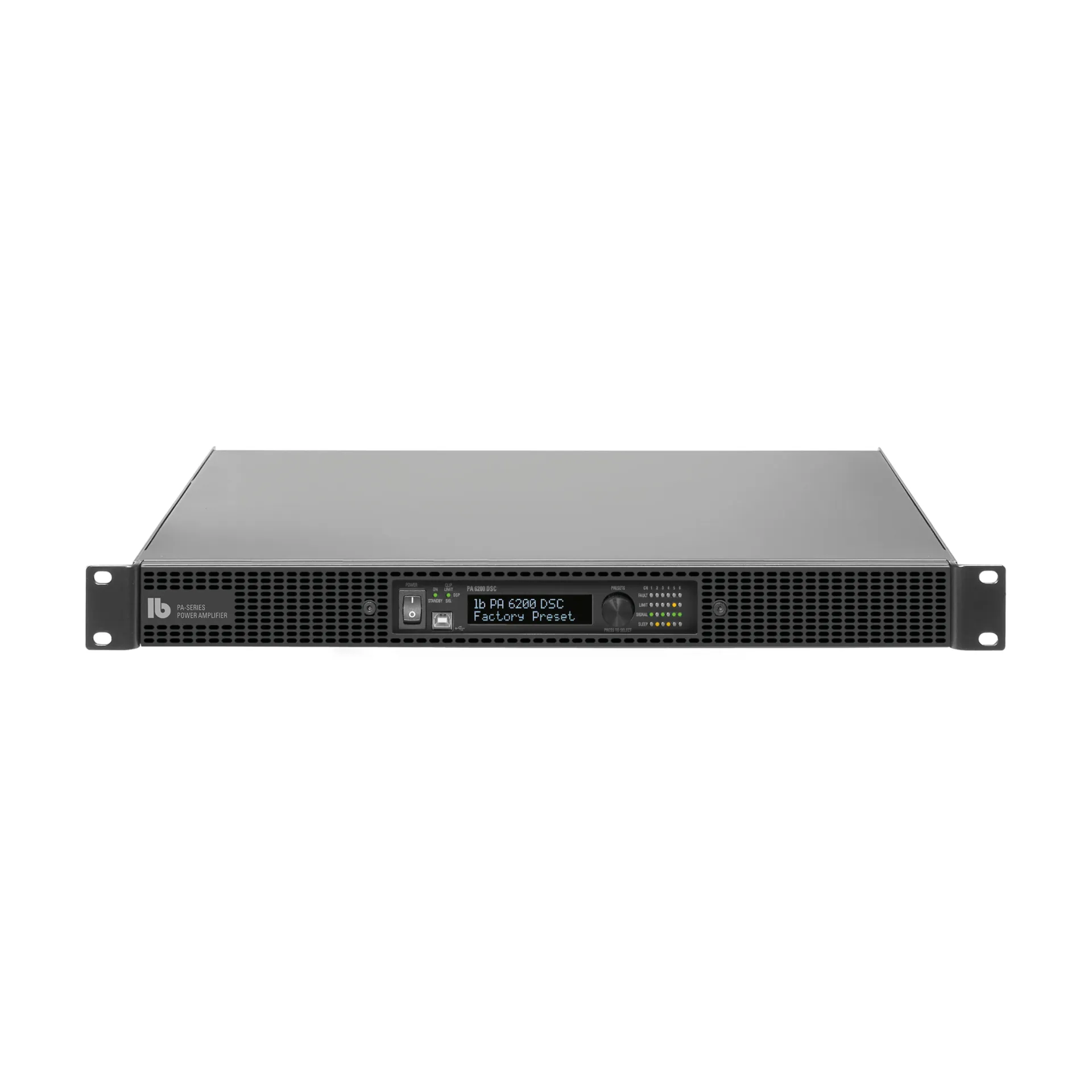 LB – PA 6200 DSC – 19-Zoll-Mehrkanal-Endstufe mit DSP