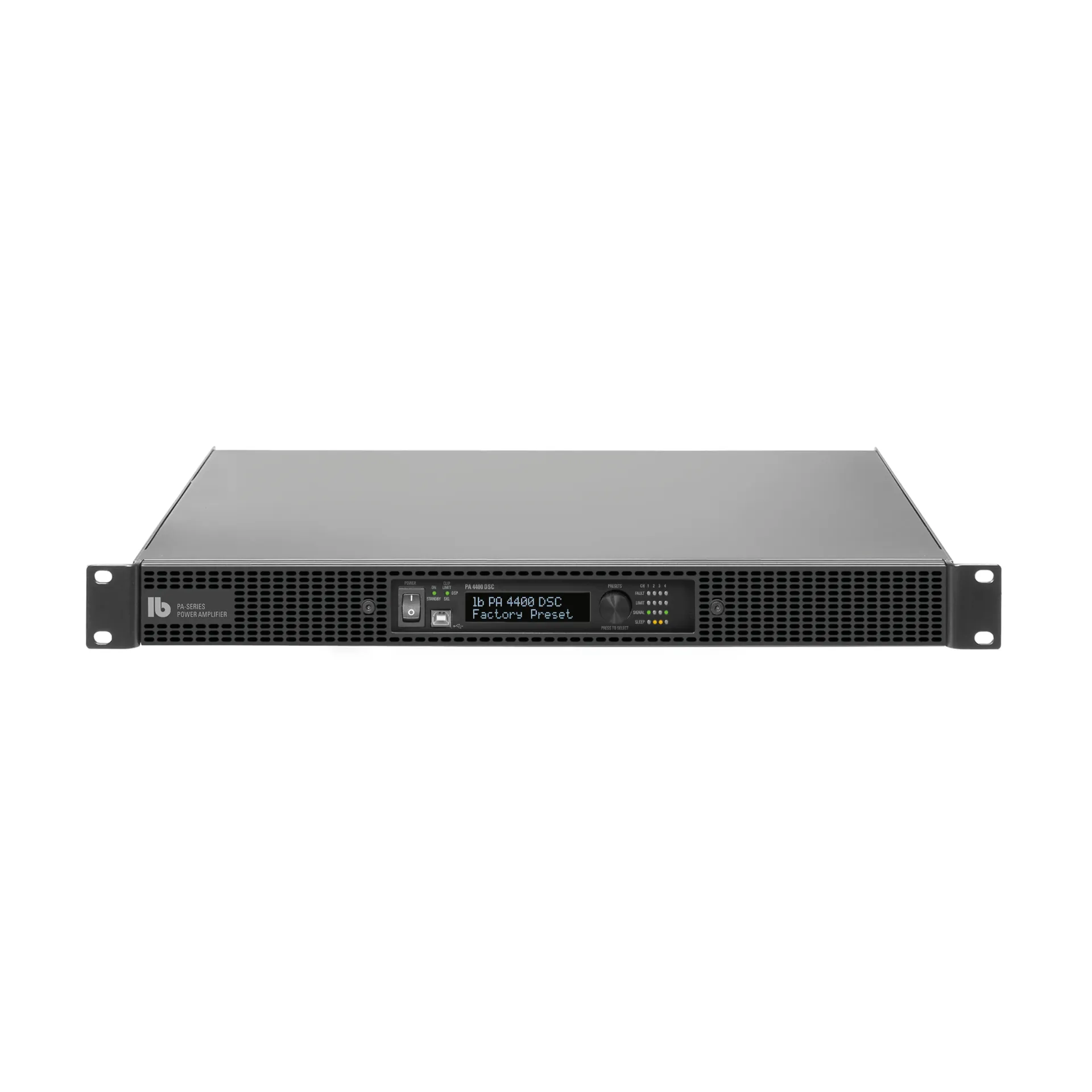 LB – PA 4400 DSC – 19-Zoll-Mehrkanal-Endstufe mit DSP