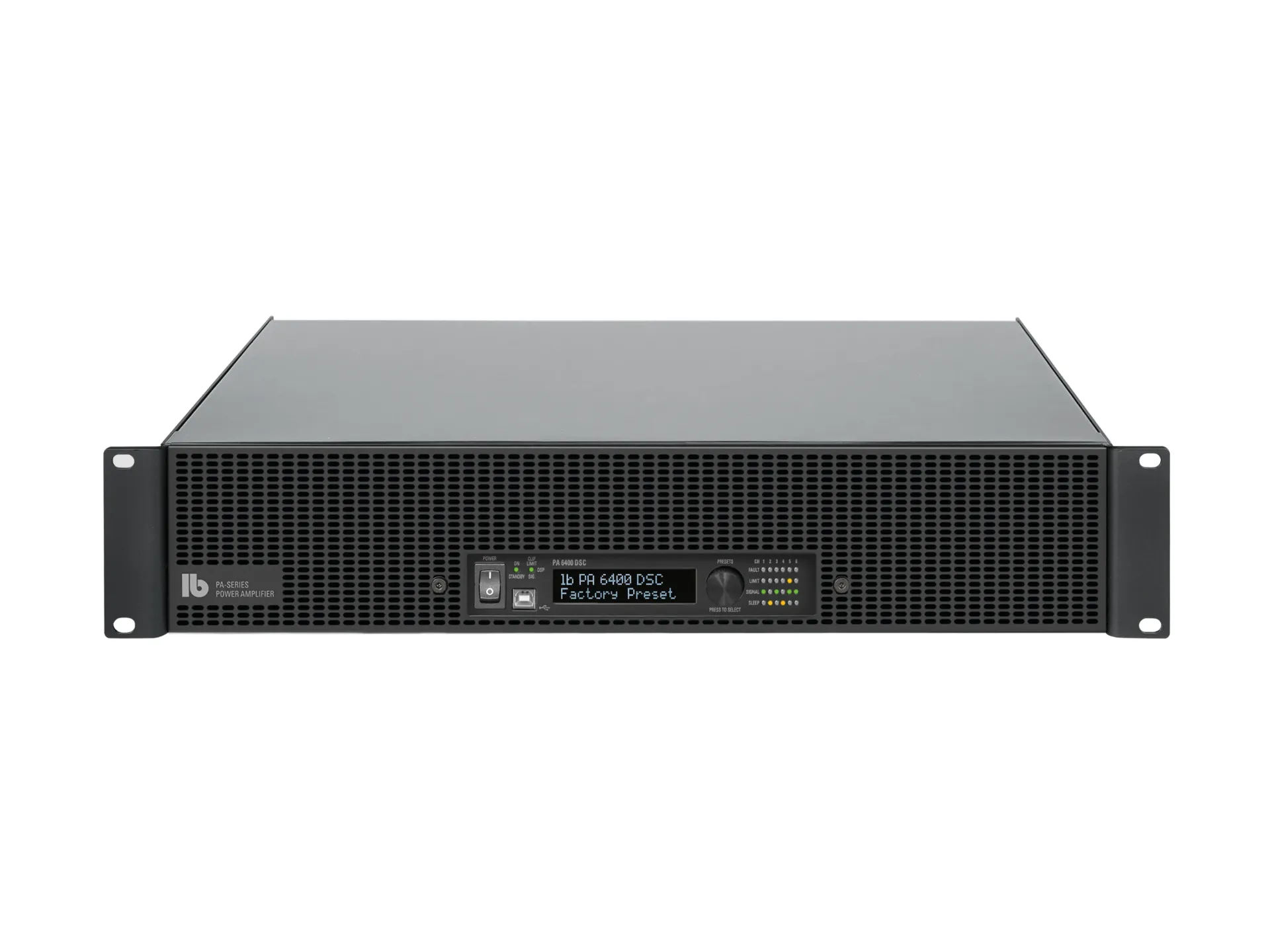 LB – PA 6400 DSC – 19-Zoll-Mehrkanal-Endstufe mit DSP