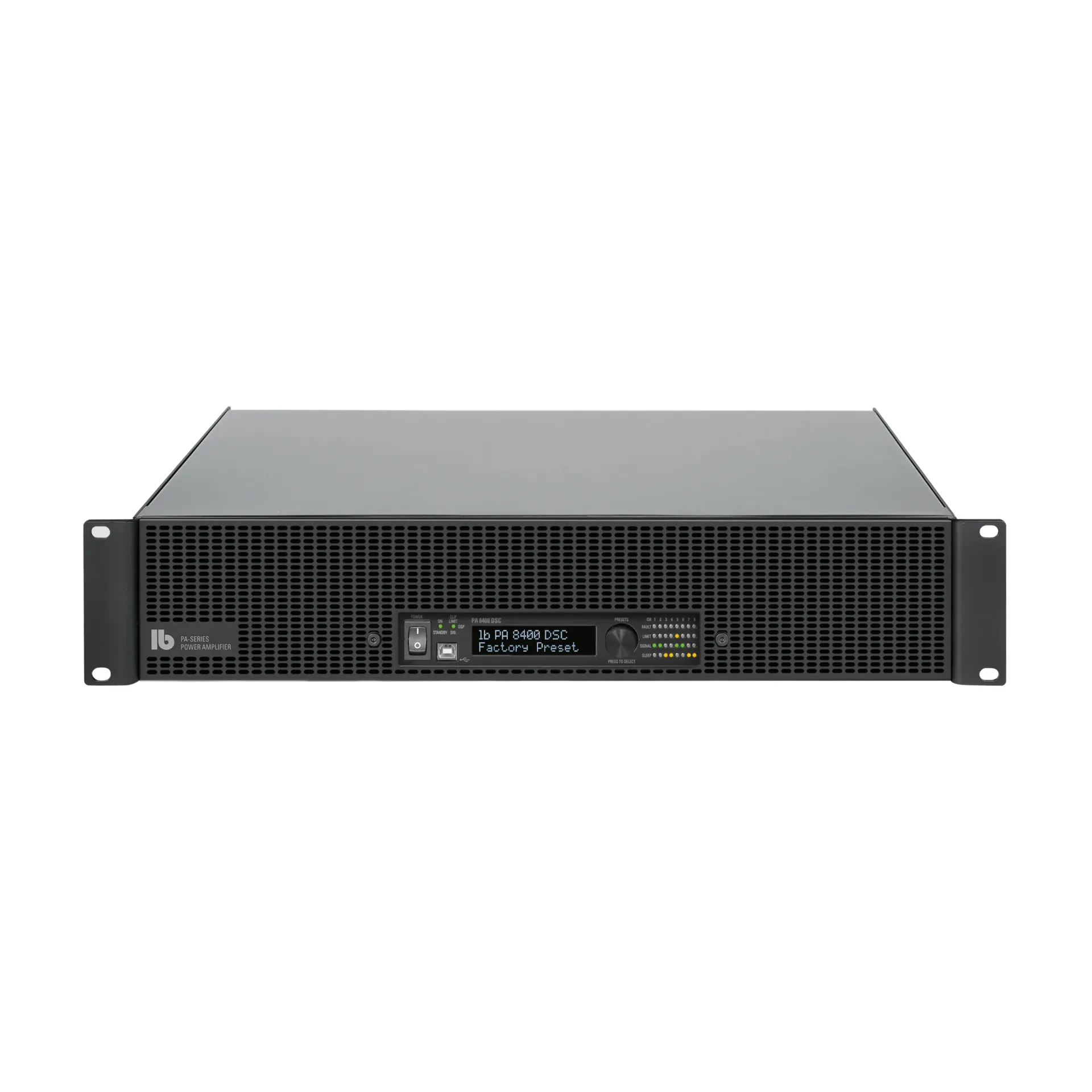 LB – PA 8400 DSC – 19-Zoll-Mehrkanal-Endstufe mit DSP