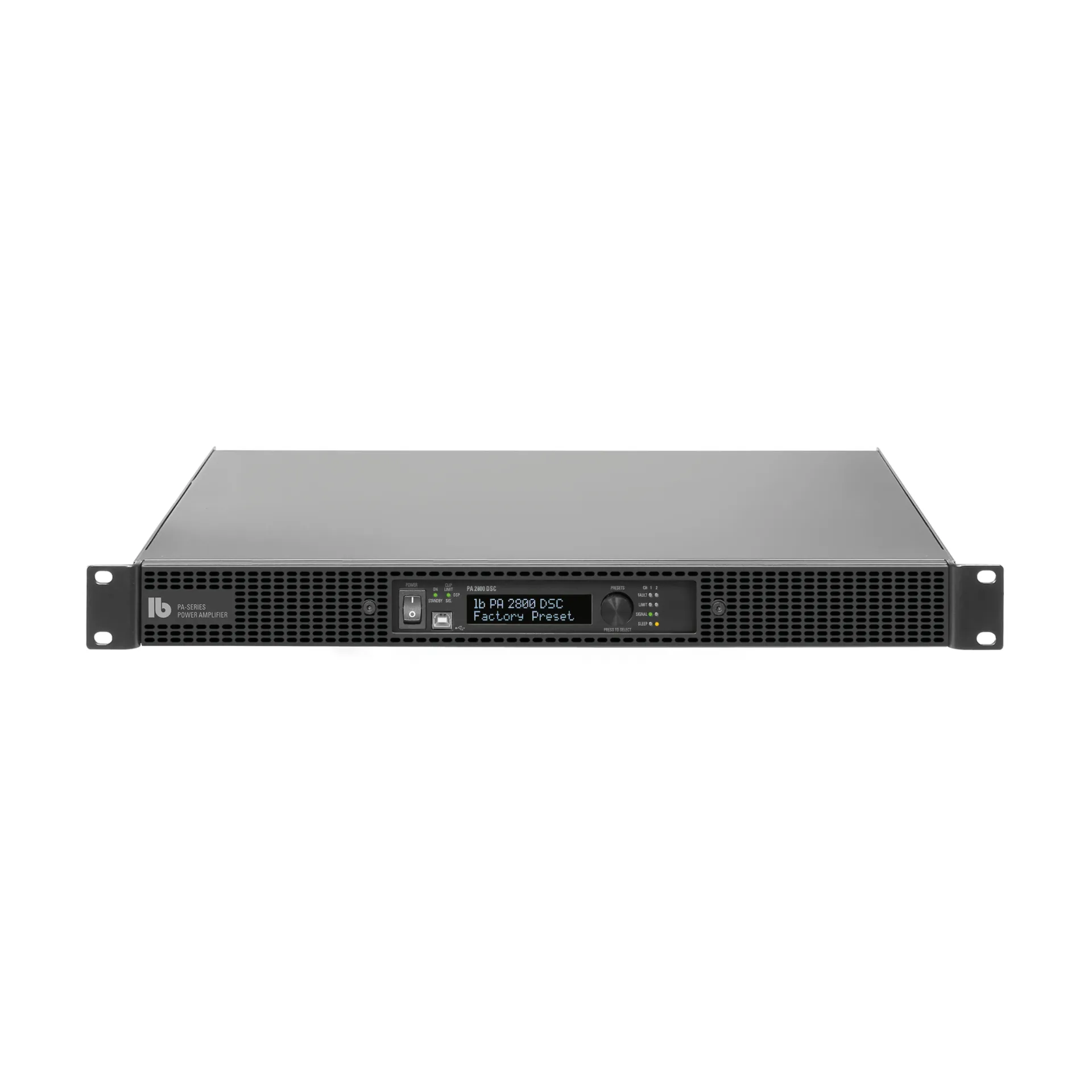 LB – PA 2800 DSC – 19-Zoll-Mehrkanal-Endstufe mit DSP