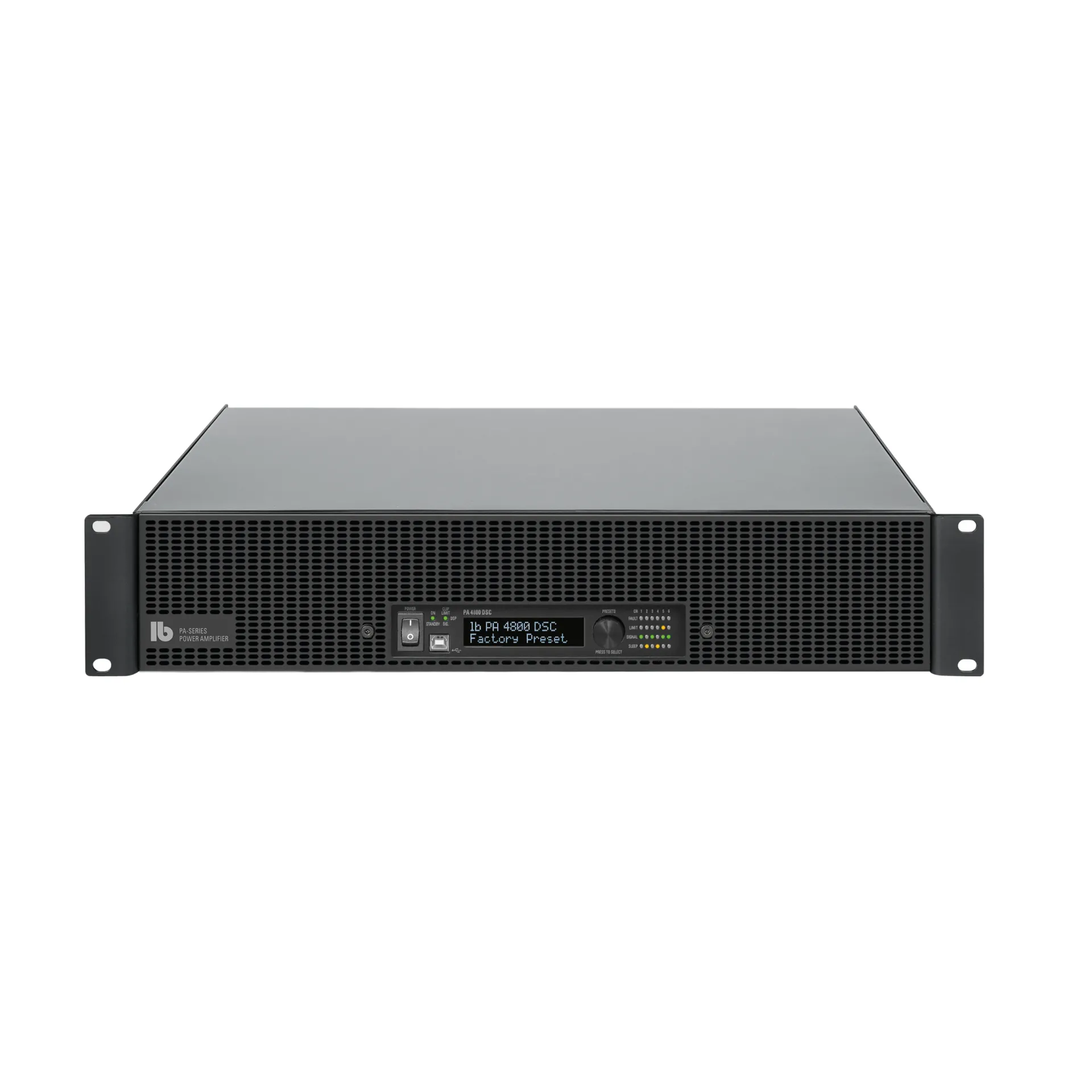 LB – PA 4800 DSC – 19-Zoll-Mehrkanal-Endstufe mit DSP