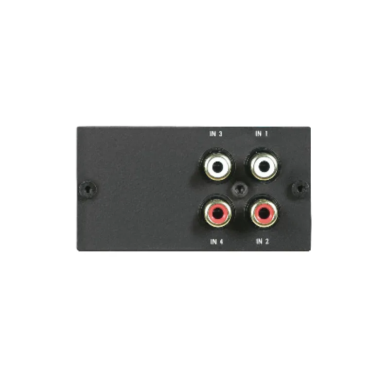 [3108-0006] LB - PA Zubehör - Input Module 4×IN-Cinch