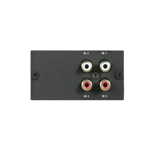 [3108-0006] LB - PA-Zubehör - 4 × IN-CINCH – 4-Kanal-Eingangsmodul mit Cinch-Eingängen