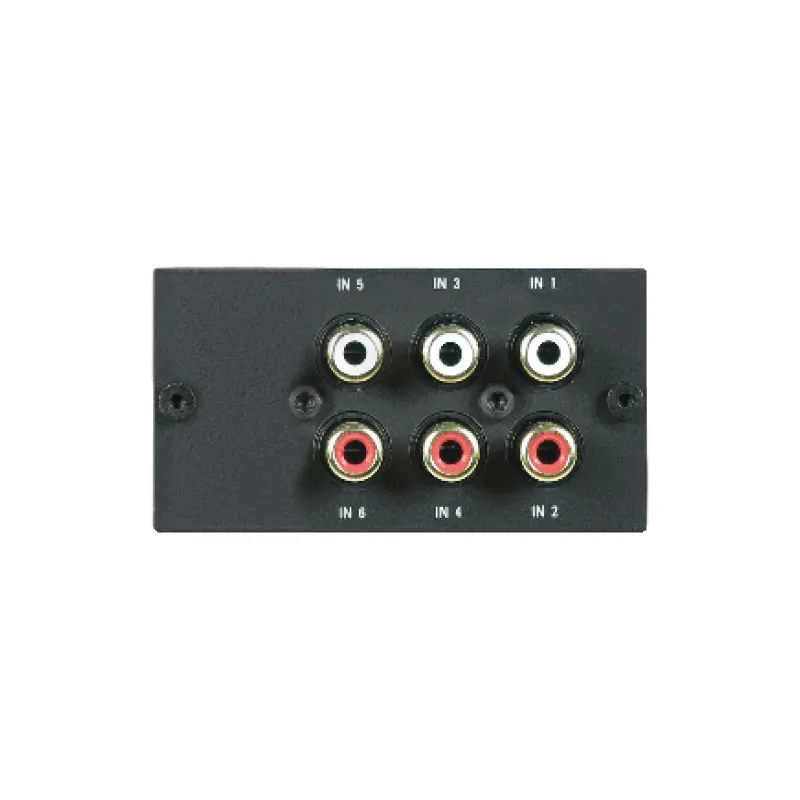 [3108-0007] LB – 6 × IN-CINCH – 6-Kanal-Eingangsmodul mit Cinch-Eingängen