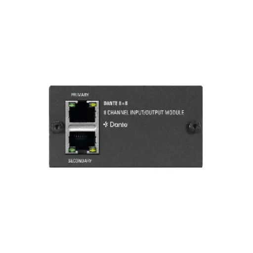 [3108-0009] LB - DANTE 8 × 8 – Dante-Audionetzwerkmodul für PA-Endstufen