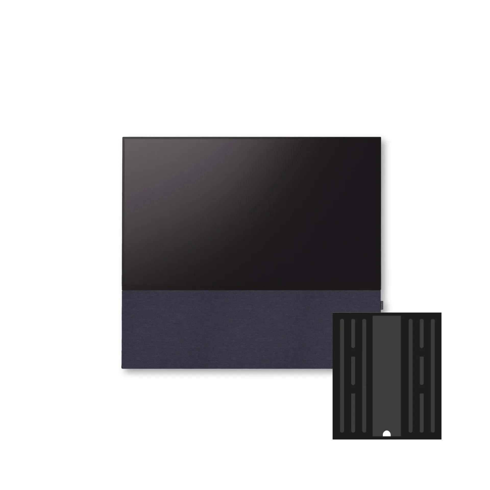 [FB55BL] CANVAS Zubehör - Extra Front + Converter Bracket (Fabric Black, 55 Zoll)