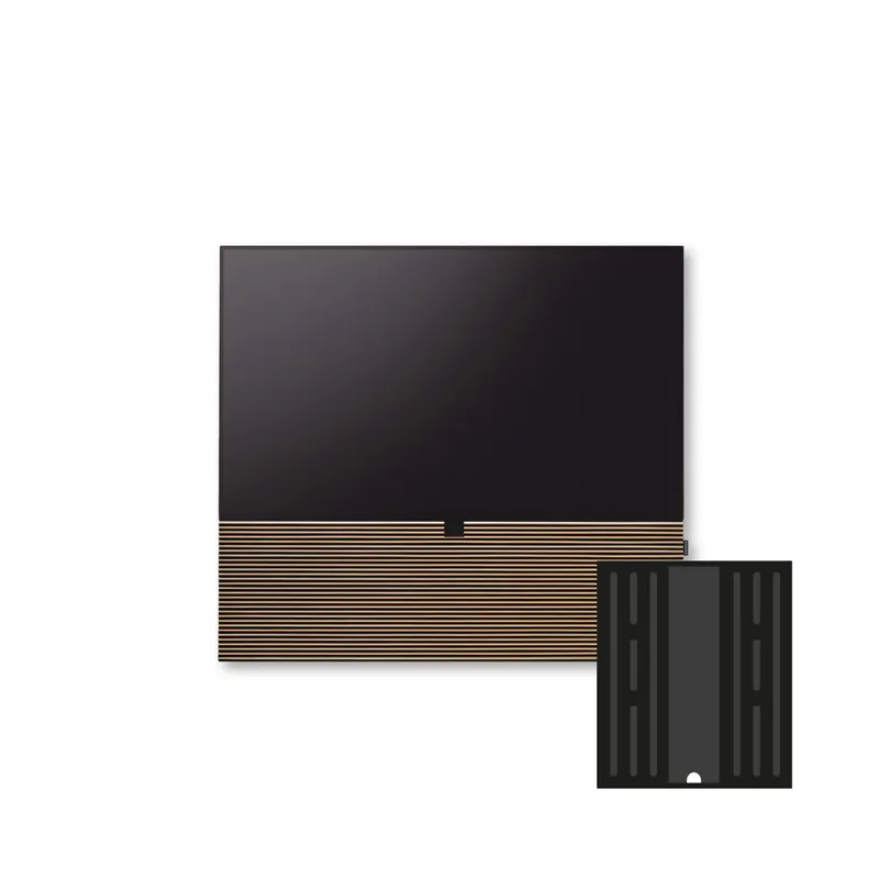 [FB55LOLC] CANVAS Zubehör - Extra Front + Converter Bracket - LOEWE (Wood Light Oak, 55 Zoll)