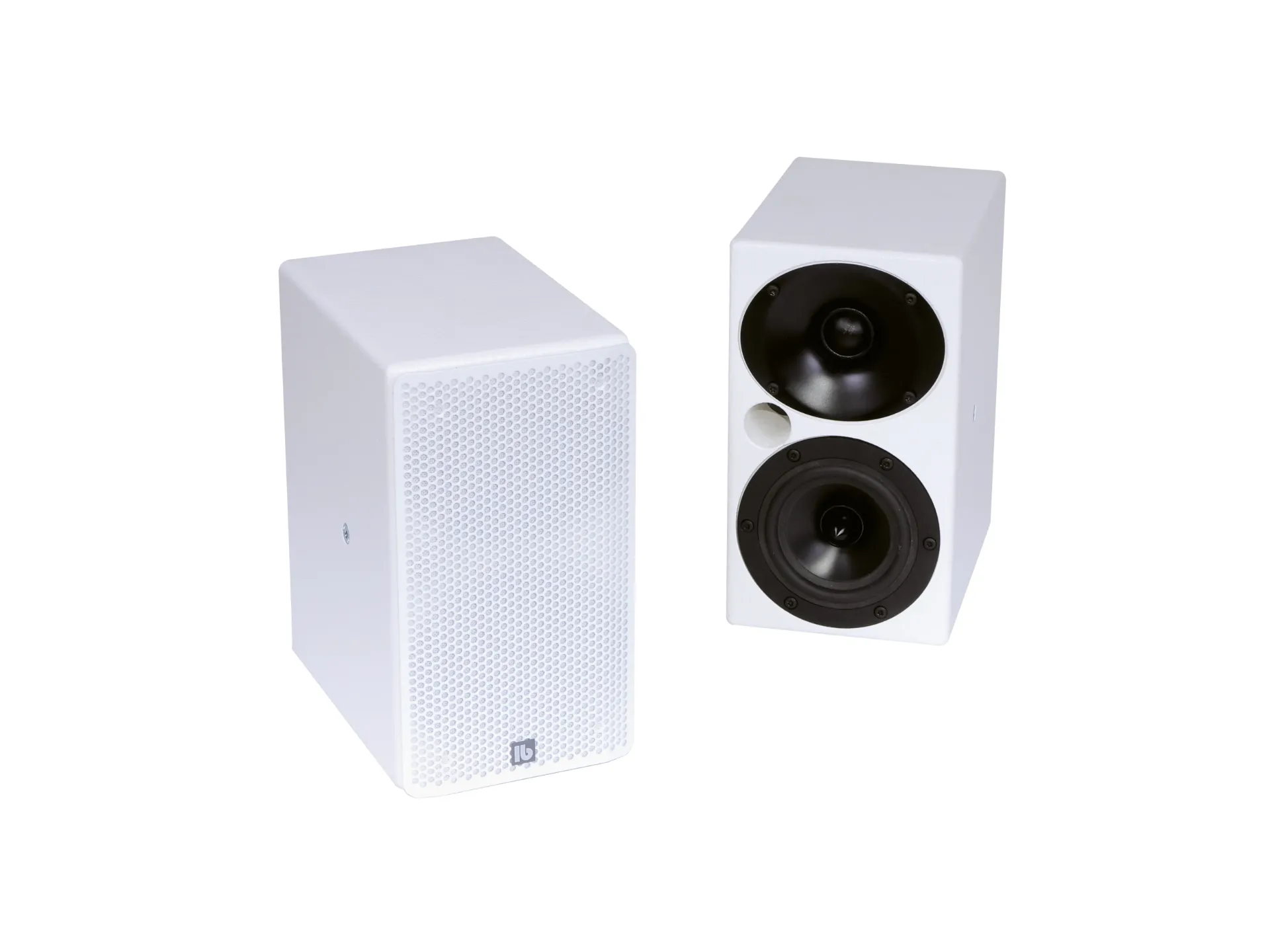 [0702-0001] LB - F 4 Monitorlautsprecher (Weiß - RAL 9016)