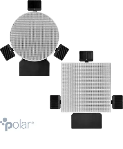 LB - DE-X 200 ST Polar – Randloser Stereo-Einbaulautsprecher